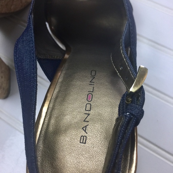 Bandolino Womens Sandals Blue size 9 - Picture 6 of 6